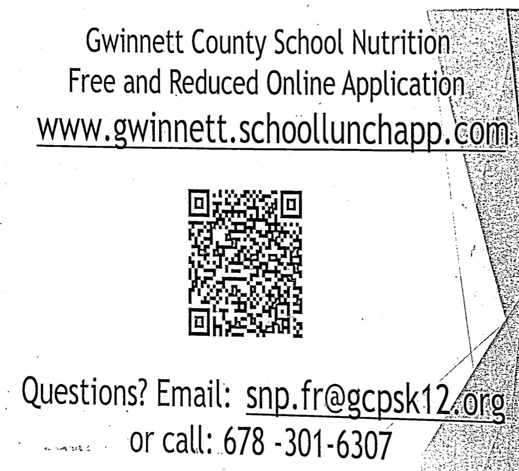 Free and Reduced Lunch Application